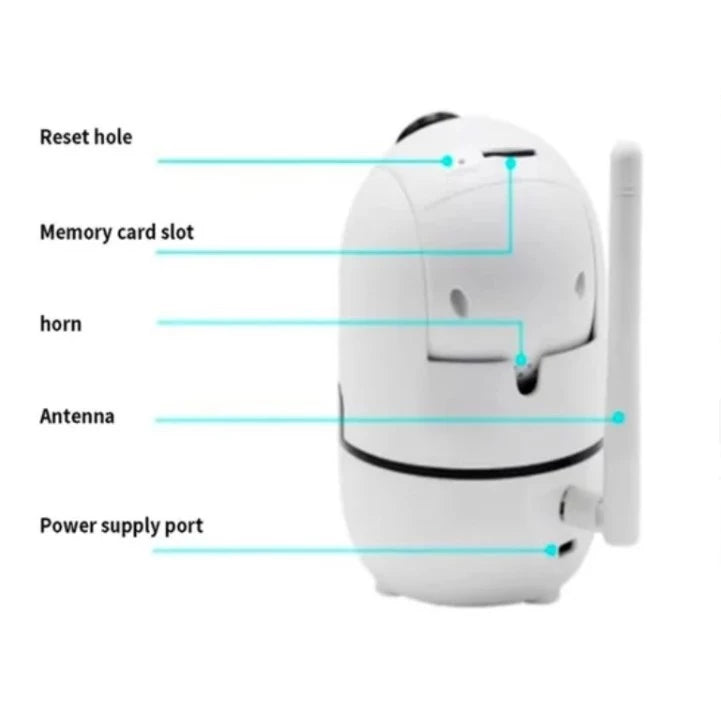 Babá Eletrônica Câmera Wiffi Visão Noturna Infravermelho