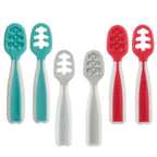 Colher 2 Estágios Buba Treinamento Auto Alimentação Cinza Para Bebês buba