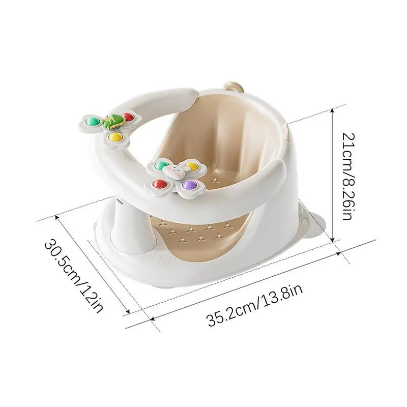Cadeira de Banho Infantil Antiderrapante para Bebês (1 a 3 Anos)
