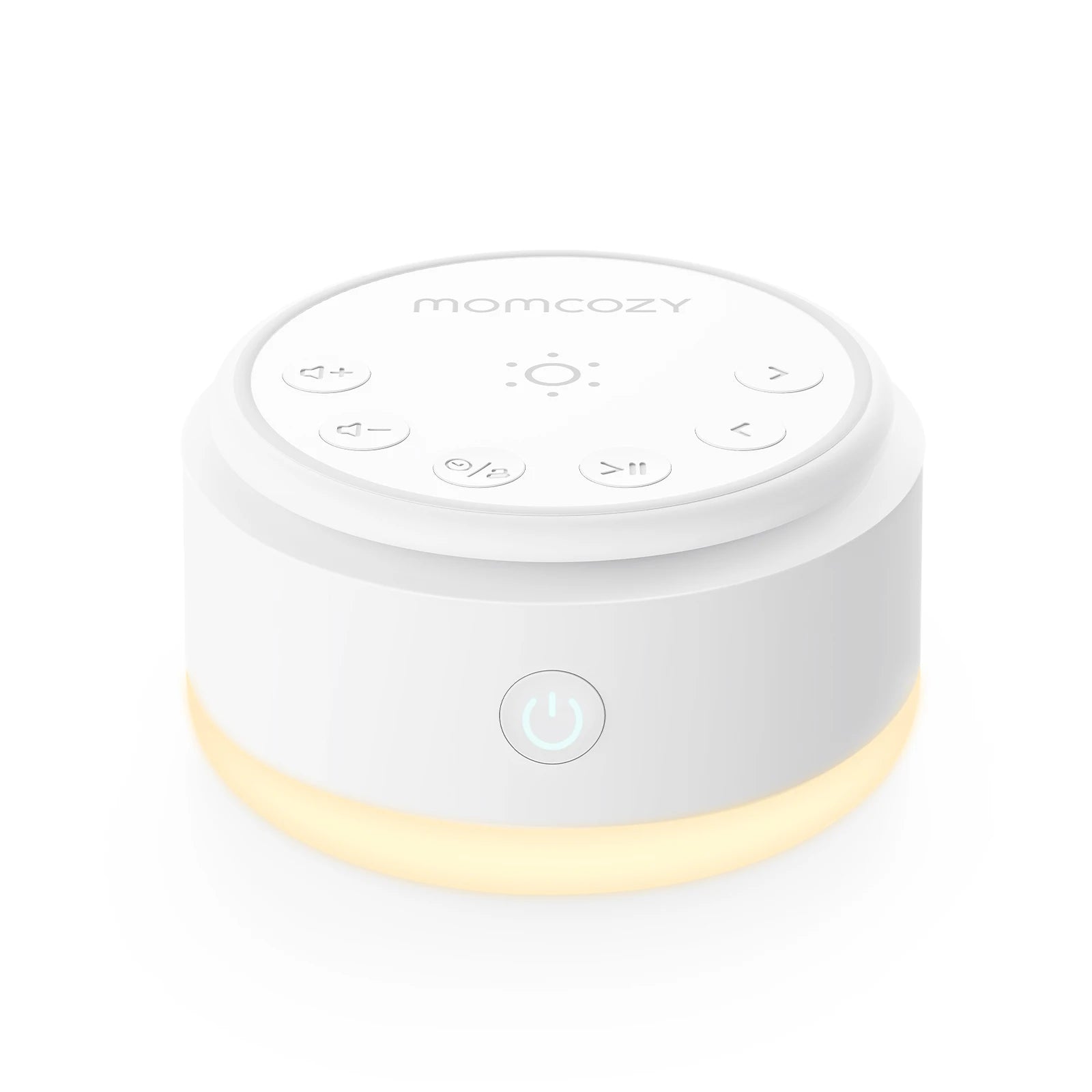 Momcozy Sound Machine for Baby, Portable Rechargeable, 20 Sleep Sounds White Noise Machine with Nursery Night Light, Travel