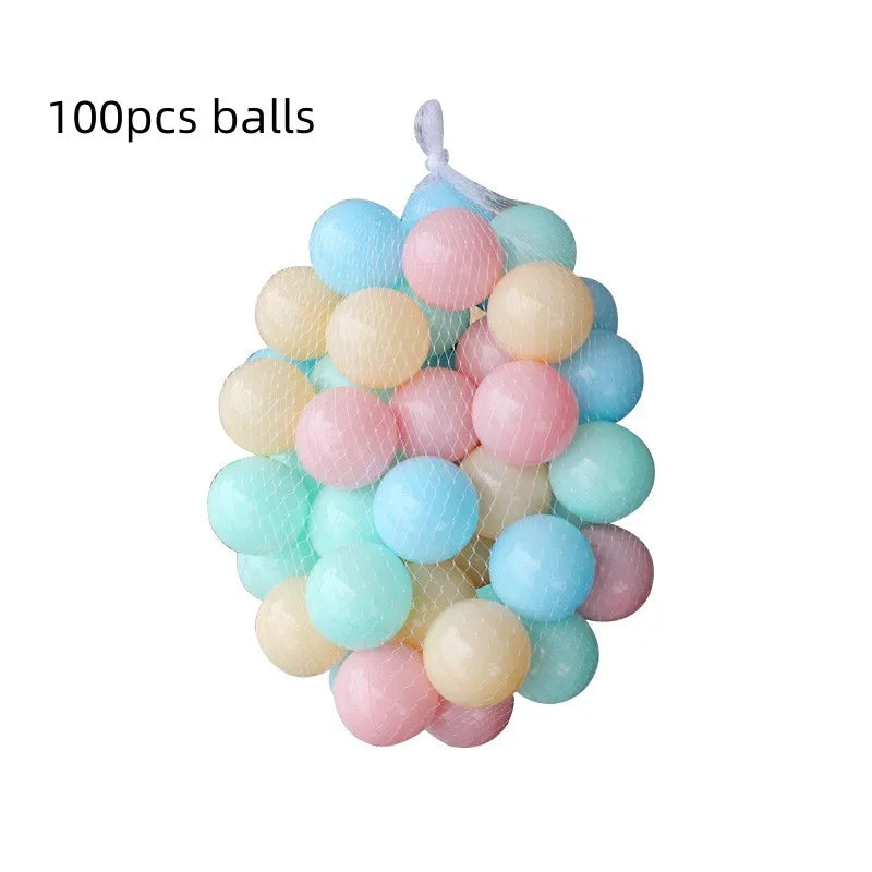 Cercadinho Infantil Dobrável com Piscina de Bolinhas e Cesta de Basquete – 120cm