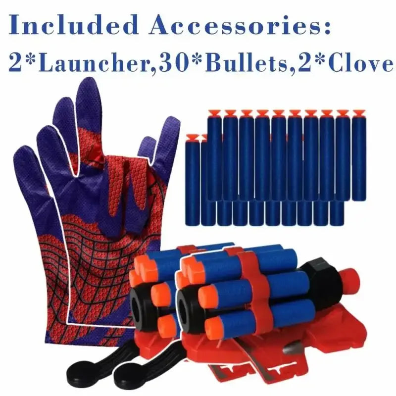 Luva Lançadora com Dardos de Espuma – Brinquedo de Aventura Infantil