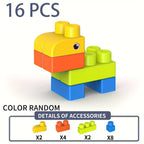 Blocos de Montar Macios para Bebês – Educativos e Seguros