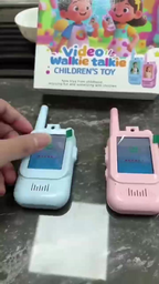 R$20 off  Walkie-talkie Infantil com Vídeo | Brinquedo Intercomunicador Carregável