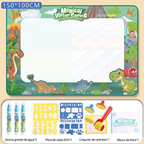 Tapete Mágico de Desenho com Água – Reutilizável e Sem Sujeira