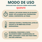 Almofada Bolsa Térmica de Ervas e sementes anti cólica para bebês