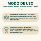 Almofada Bolsa Térmica de Ervas e sementes anti cólica para bebês