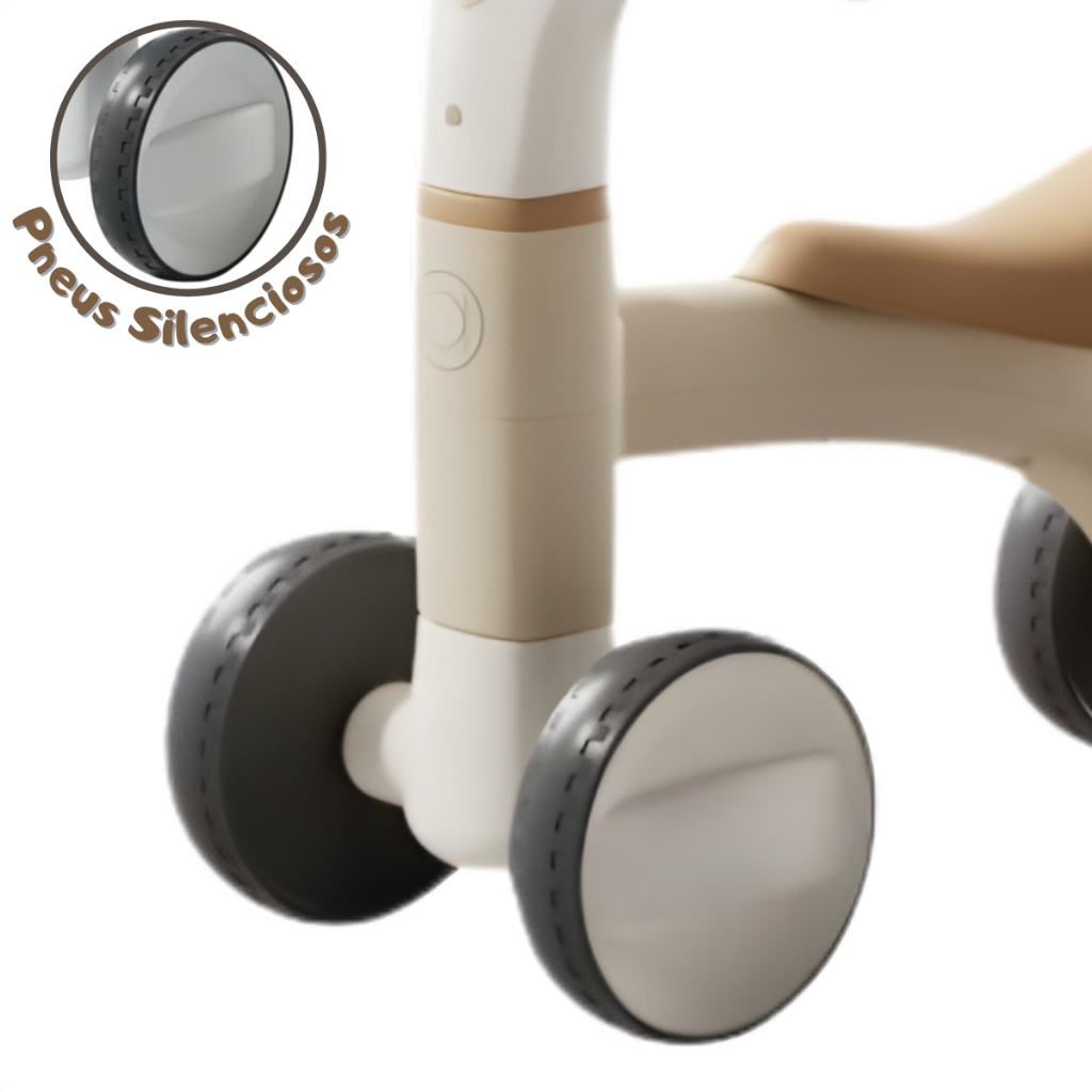 Andador Bebê Infantil Bicicleta De Equilibro sem Pedal Com Som E Luz Até 24kg