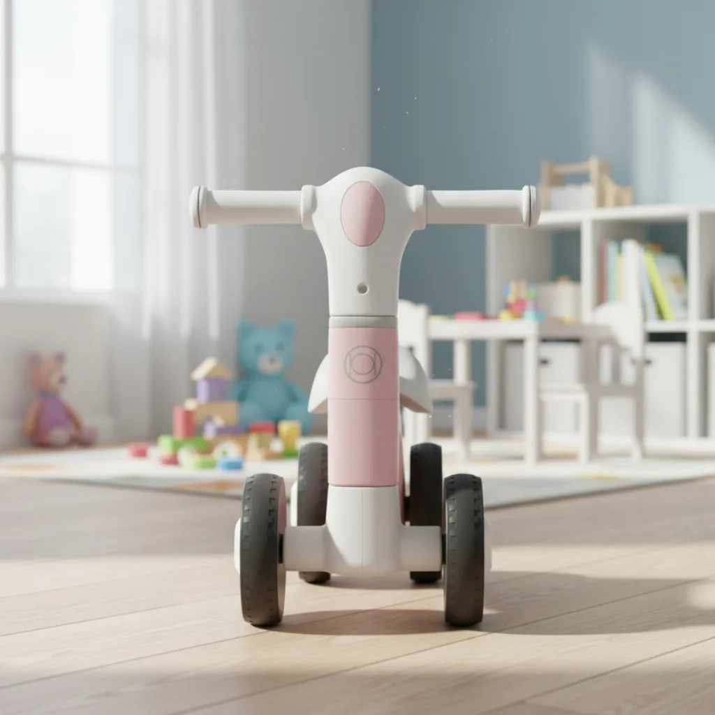 Andador Bebê Infantil Bicicleta De Equilibro sem Pedal Com Som E Luz Até 24kg