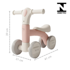 Andador Bebê Infantil Bicicleta De Equilibro sem Pedal Com Som E Luz Até 24kg