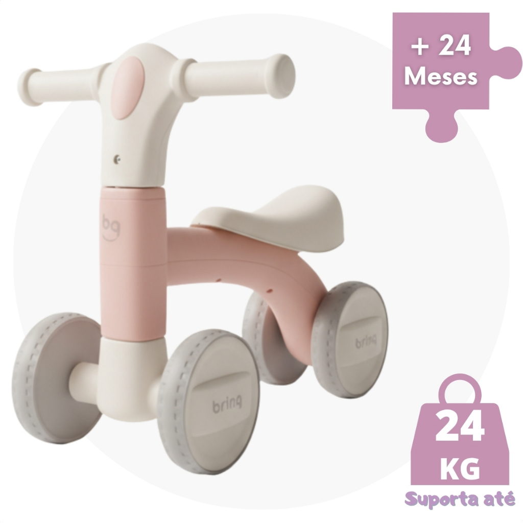 Andador Bebê Infantil Bicicleta De Equilibro sem Pedal Com Som E Luz Até 24kg