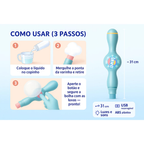 Brinquedo Máquina de Bolha de Sabão com Fumaça Neblina Brinquedo Bolinha de Sabão Com Luvas