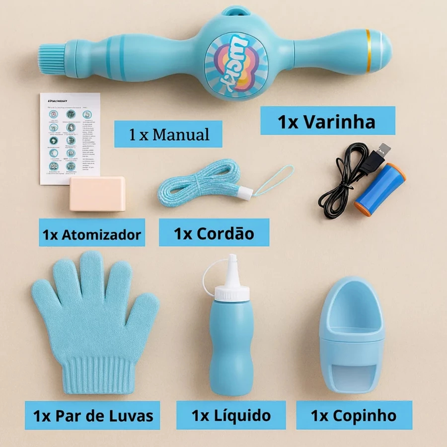 Brinquedo Máquina de Bolha de Sabão com Fumaça Neblina Brinquedo Bolinha de Sabão Com Luvas