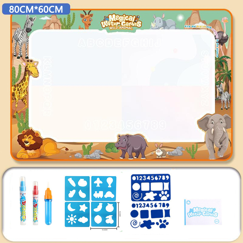 Tapete Mágico de Desenho com Água – Reutilizável e Sem Sujeira