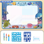 Tapete Mágico de Desenho com Água – Reutilizável e Sem Sujeira