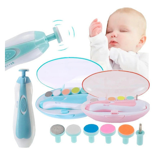 Lixa de Unha Elétrico Aparador Cortador Para Bebê Infantil Com Estojo ES