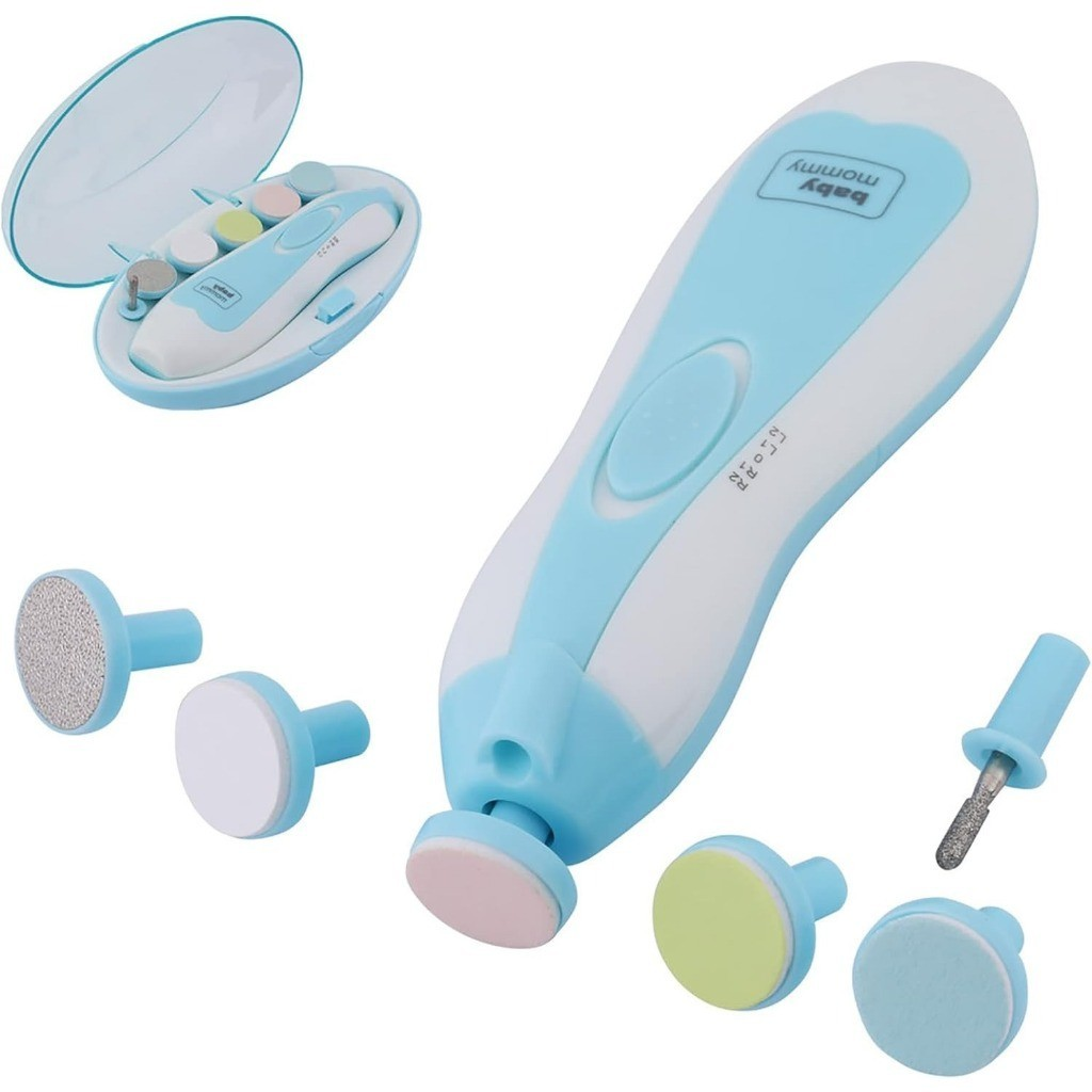 Lixa de Unha Elétrico Aparador Cortador Para Bebê Infantil Com Estojo ES