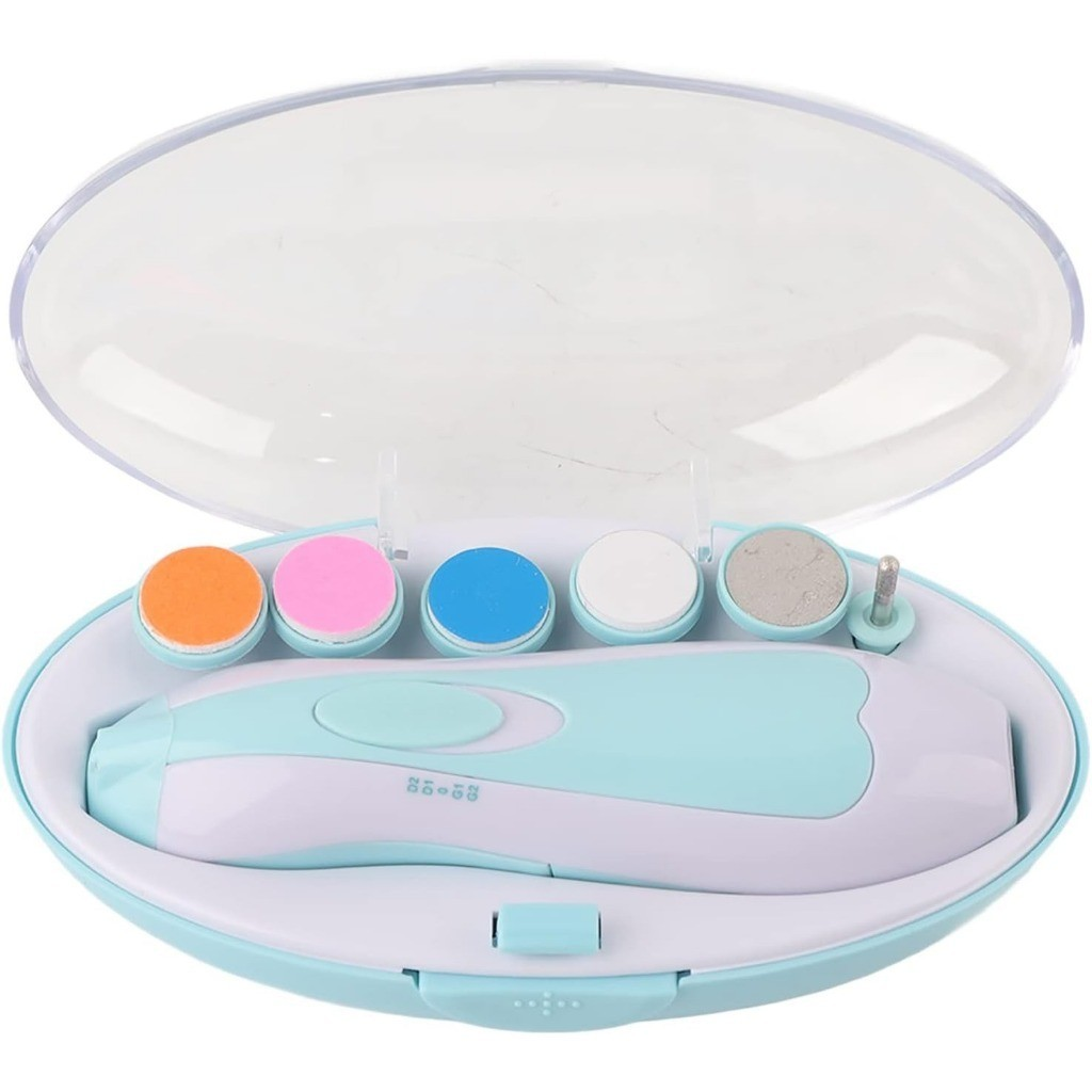 Lixa de Unha Elétrico Aparador Cortador Para Bebê Infantil Com Estojo ES