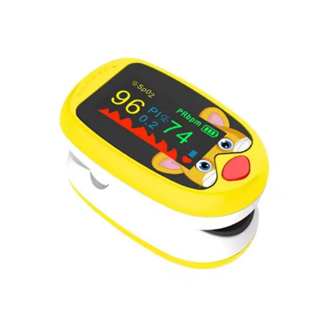 Oxímetro Infantil Neonatal Pediátrico De Dedo Digital Crianças Medidor Oxigênio Recarregável Pulse Yihan