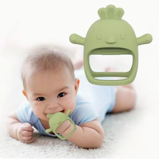 Mordedor de Pulso em Silicone para Bebê – Alívio Seguro da Dentição