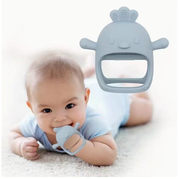 Mordedor de Pulso em Silicone para Bebê – Alívio Seguro da Dentição